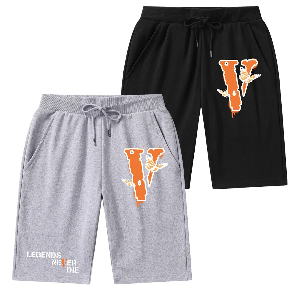 

Мужские/женские парные повседневные модные шорты VLONE, Модные свободные пляжные шорты из искусственного хлопка, VL103