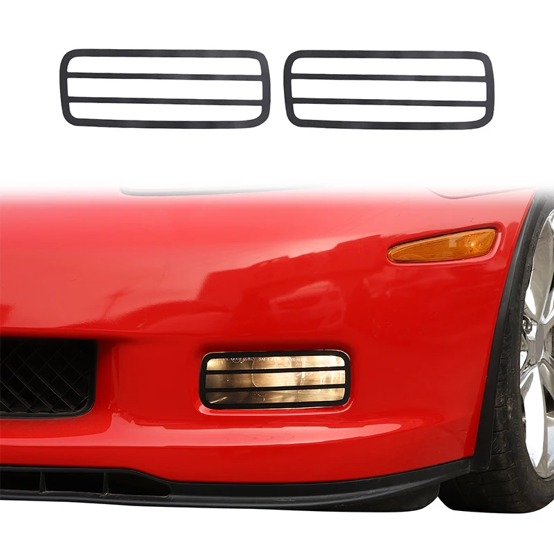 

Колпачки из алюминиевого сплава для автомобильных передних противотуманных фар, декоративная крышка для Chevrolet Corvette C6 2005-2013, внешние аксессу...