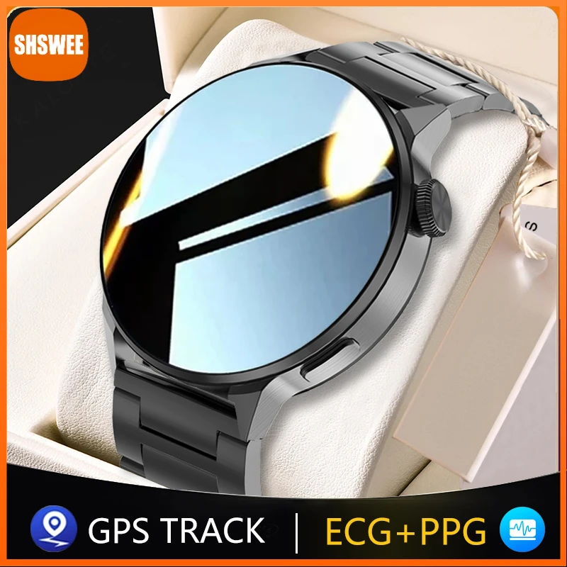 

For Huawei Xiaomi NFC Smart Watch Men Bluetooth Call Sport GPS Track Watches Women Heart Rate ECG PPG Smartwatch