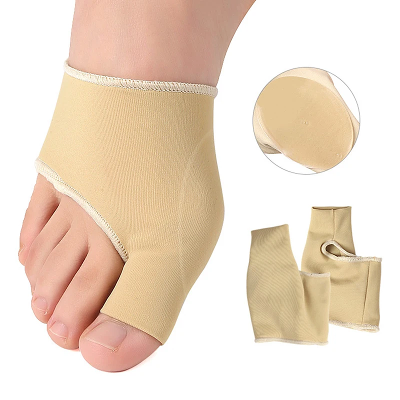 

1 Pair Bunion Corrector Gel Pad Stretch Nylon Hallux Valgus Protector Guard Toe Separator Orthopedic Protector 3 Size