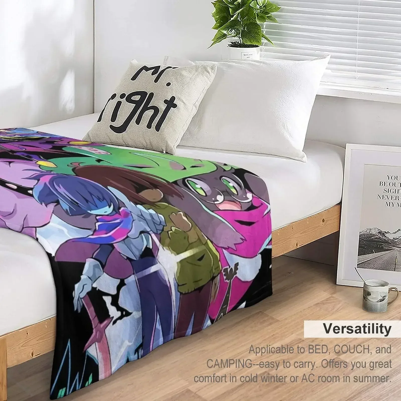 Deltarune - Adventure Плед Диваны Лохматые свободное постельное белье Одеяла