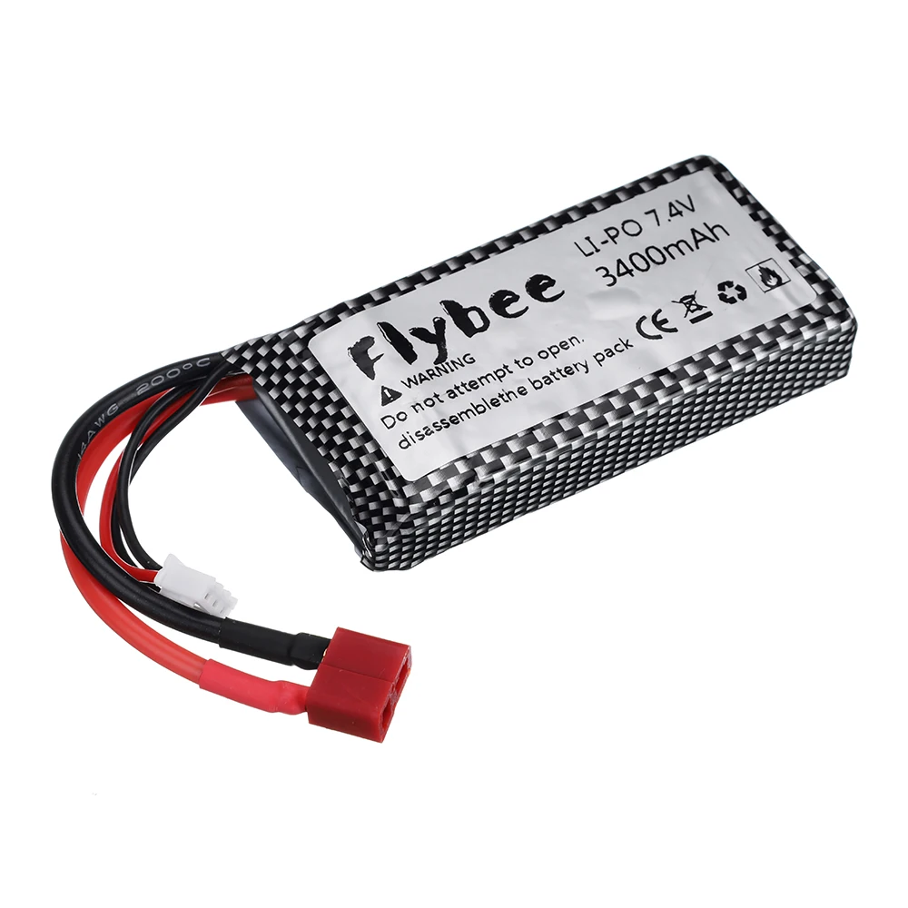 Литий-полимерный аккумулятор 7 4В 3400 мАч Limskey для Wltoys 12428 12423
