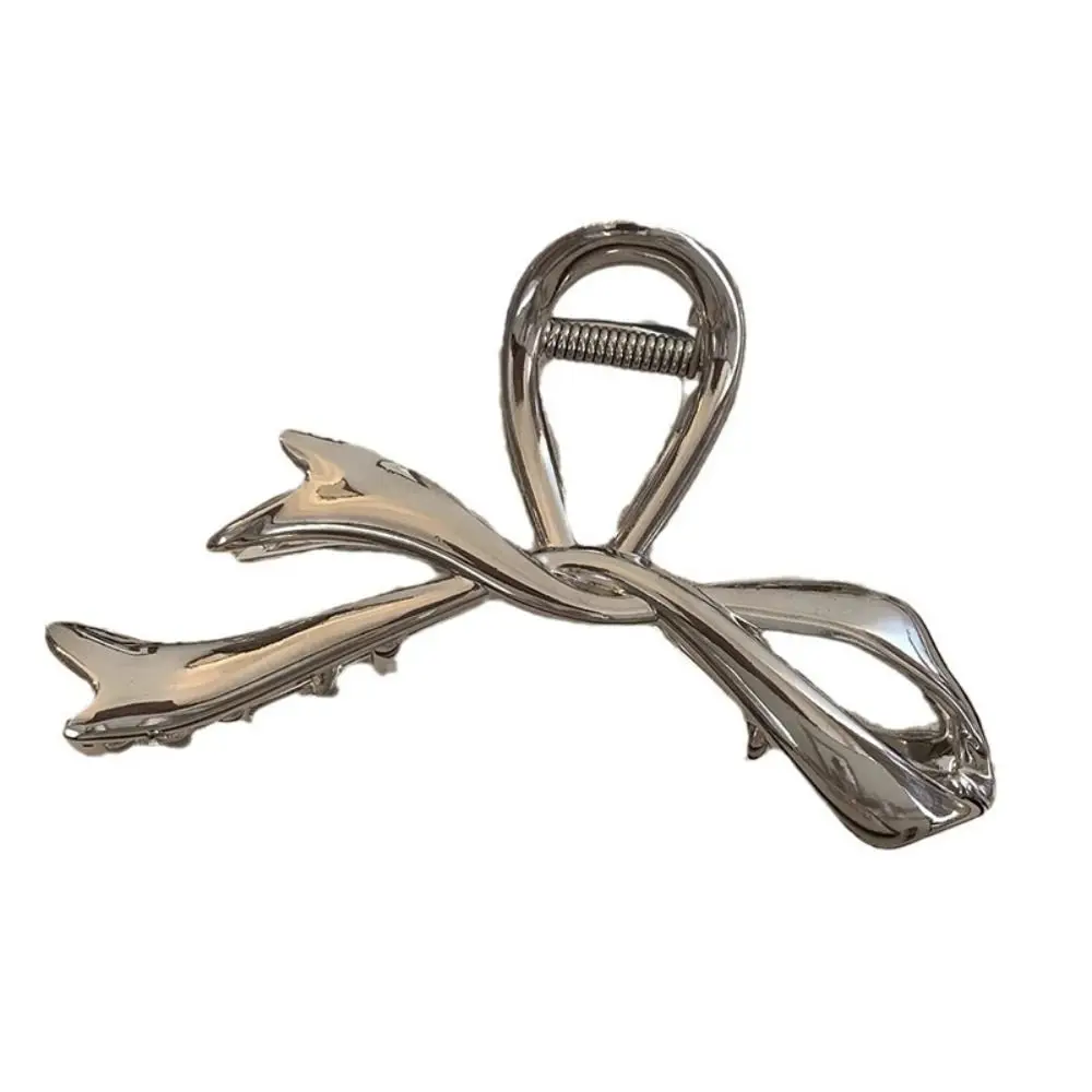 Модная металлическая лента заколка для волос в виде акулы Креативные аксессуары