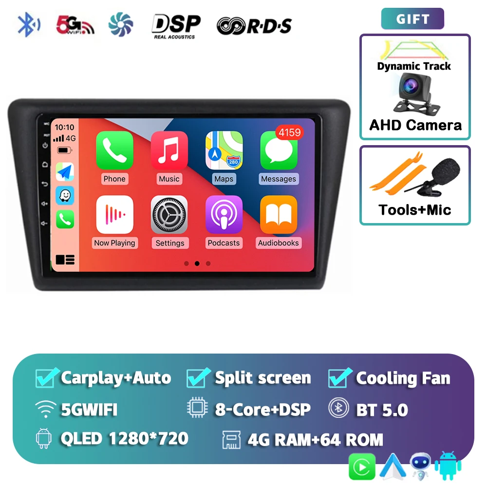 

Автомобильное радио Android 15 Carplay для VW Skoda Rapid 2013 2014 2015 2016 2017 2018 2019 GPS мультимедийное стерео