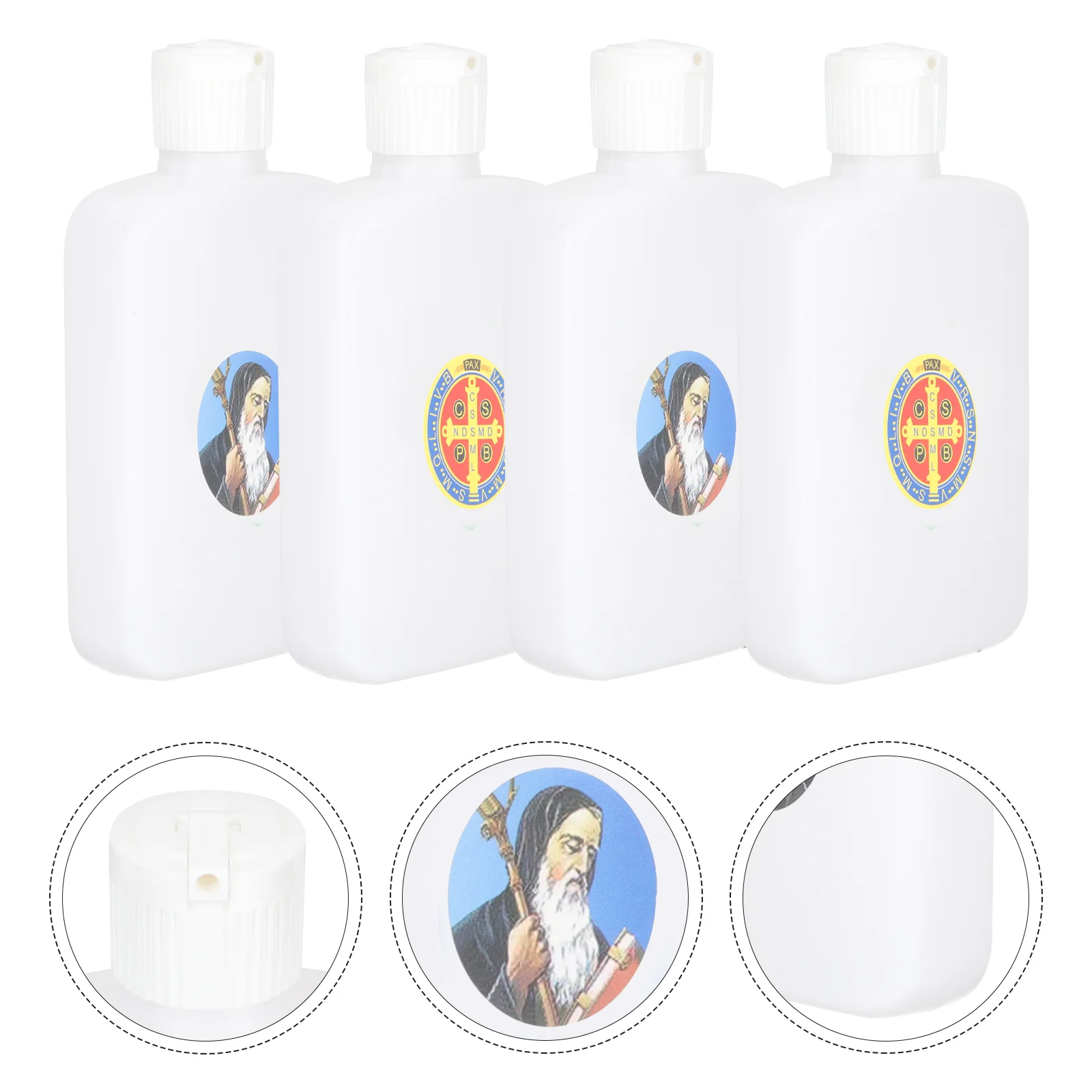 

Water Bottle Holy Bottles Container Blessing Refillable Potion Baptism Containers Catholic Empty Decorations Exorcism Boys Set