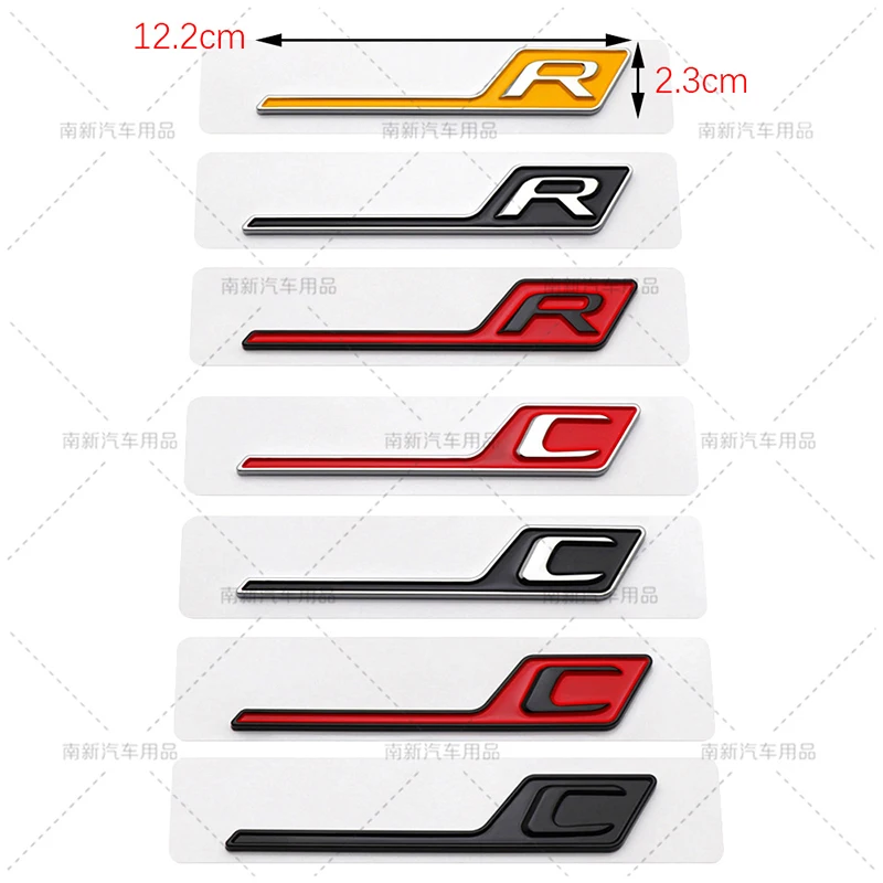 Значок ABS 3D S C R для Benz A/B/C/S/R Class Amg GTS GT43S GT63S A45S C63S наклейка на корпус Эмблема