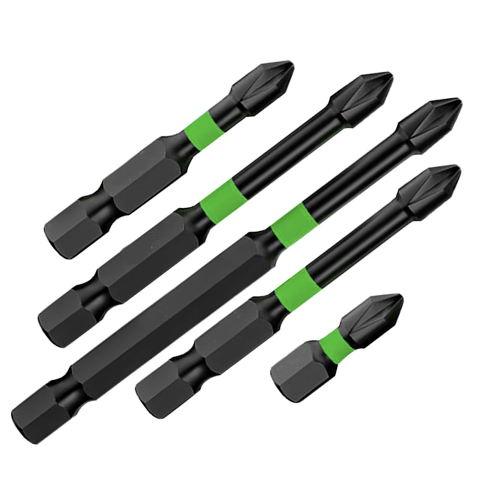 

5Pcs PH2 Magnetic Cross Bit Set Special Slotted Cross Impact Batch Head Hardness Screwdriver Bit Screw Driver Hand Tool