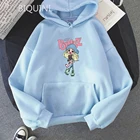 Женские весенние толстовки с капюшоном и надписью brразы, повседневные синие топы, модная толстовка с капюшоном, Женская куртка с графическим принтом и длинным рукавом