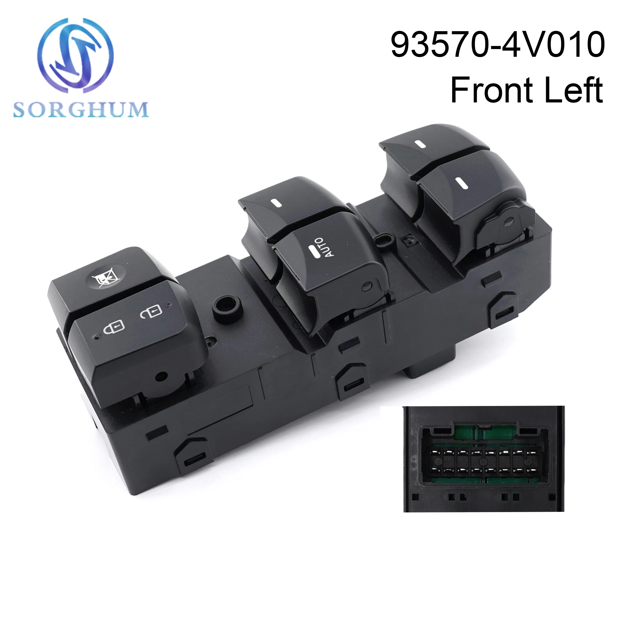 

Sorghum 93570-4V010 Electric Power Window Master Switch Front Left Auto Lifter Button For Hyundai Elantra 2012-2016 93570-3X000