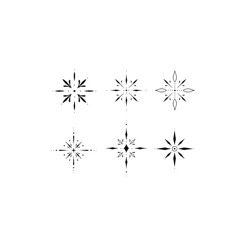 

Сияющая водостойкая тату-наклейка тотем в виде звездного света