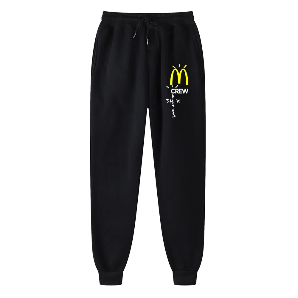 

New Mcdonald's Running Jogging Pants Men Cotton Soft Bodybuilding Joggers Sweatpants Long Trousers Sport Training Pants
