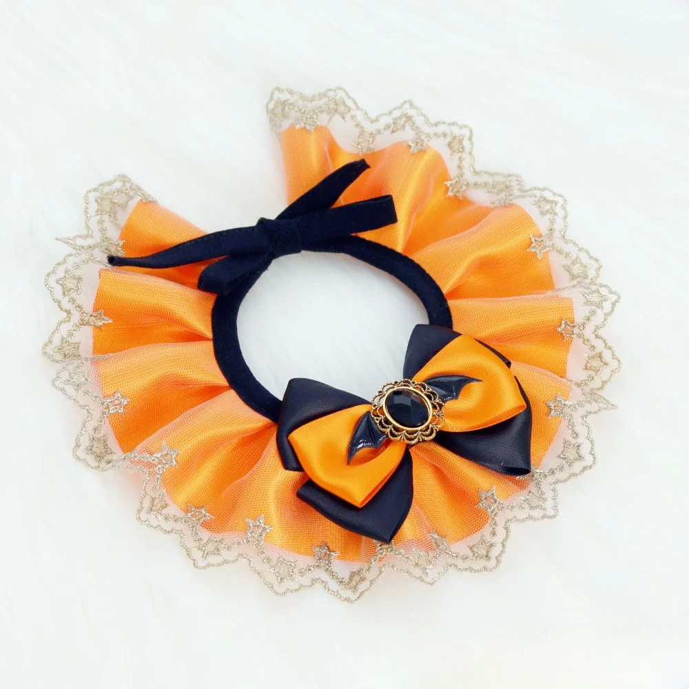 Кружевной воротник на Хэллоуин кружевное полотенце и шляпа аксессуары arty