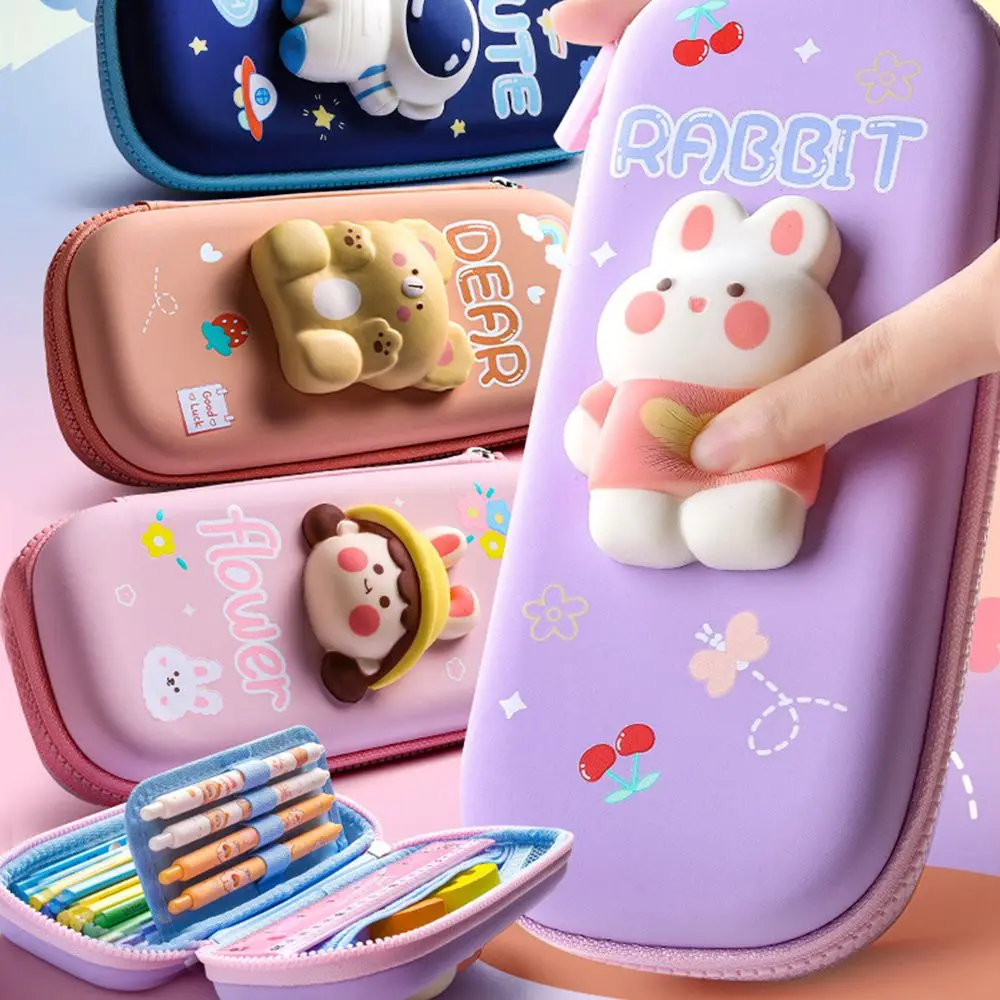 

Waterproof Decompression Kawaii Stationery Pencil Box Pencil Case School Pencil Cases EVA Stationery Box