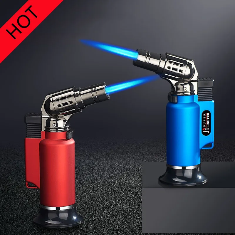 Новая Металлическая ветрозащитная турбо-газовая зажигалка струйная Зажигалка