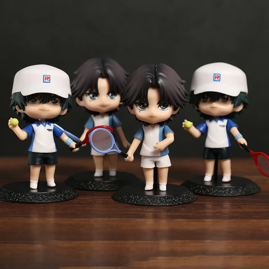 

4 шт./компл. 10 см Фигурки принца тенниса Ryoma Echizen Atobe Keigo настольные украшения игрушки подарок