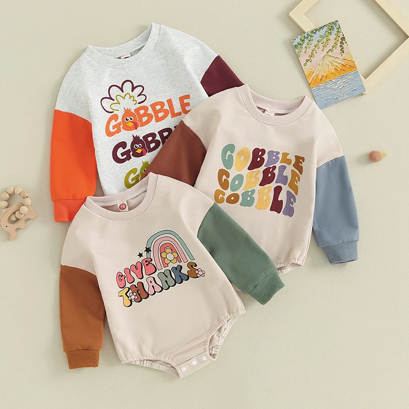 

Детский комбинезон с длинным рукавом, на День Благодарения