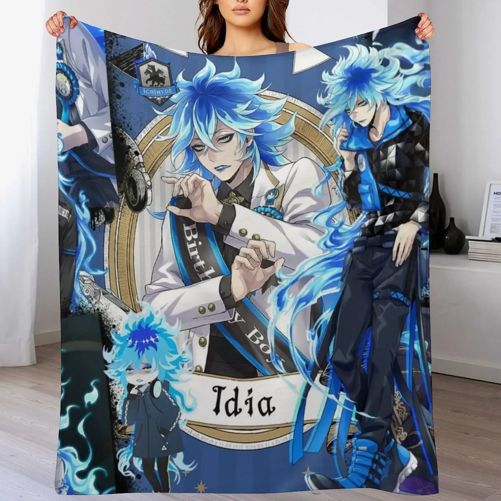 Фото Одеяло Idia Shroud Collage, дизайнерские милые мягкие одеяла для диванов, одеяла №1
