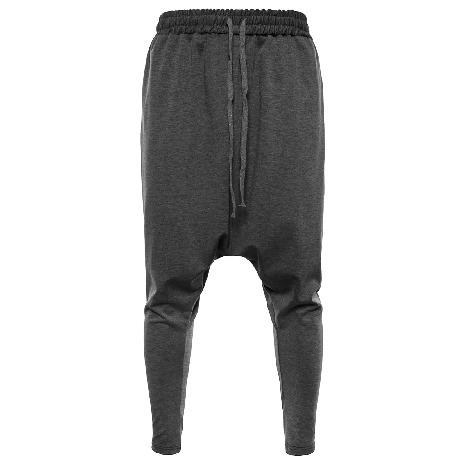 

Мужские повседневные однотонные свободные длинные брюки с эластичным поясом