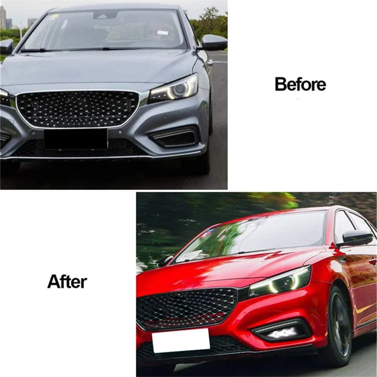 Для MG6 MG 6 2017-2019 автомобильные светодиодные противотуманные фары указатель