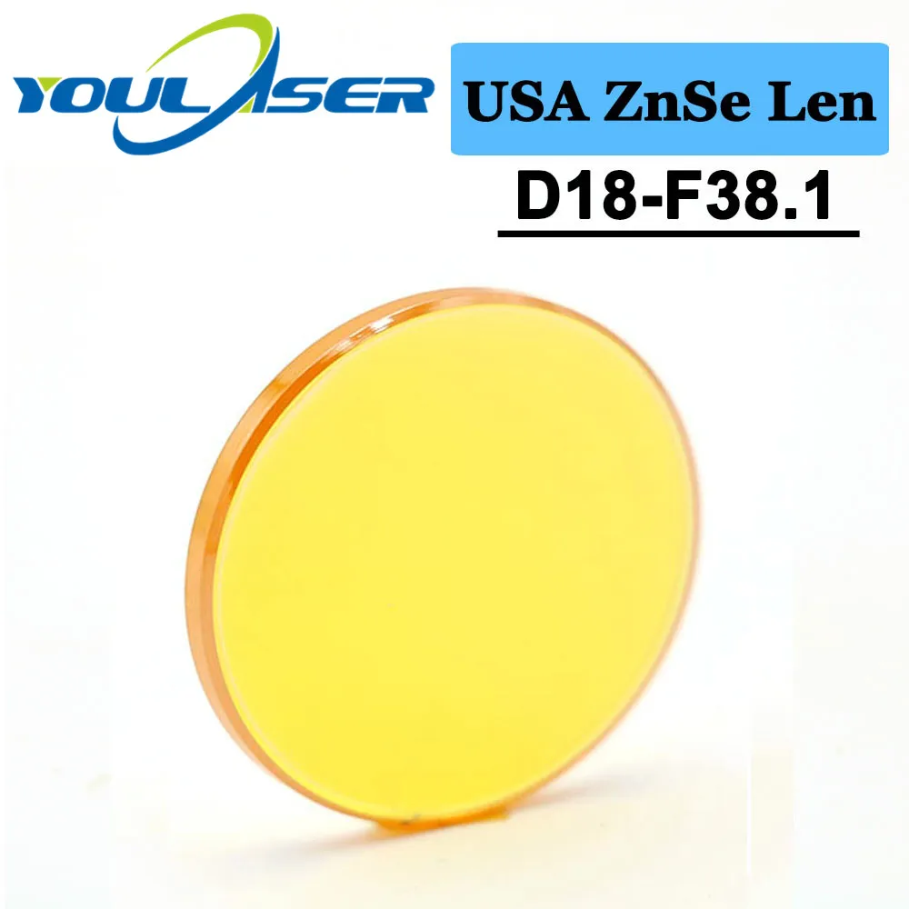 

США CVD ZnSe Co2 лазерный фокусный объектив 18 мм Диаметр fl38.1 мм 1,5 дюйма для CO2 лазерной лампы