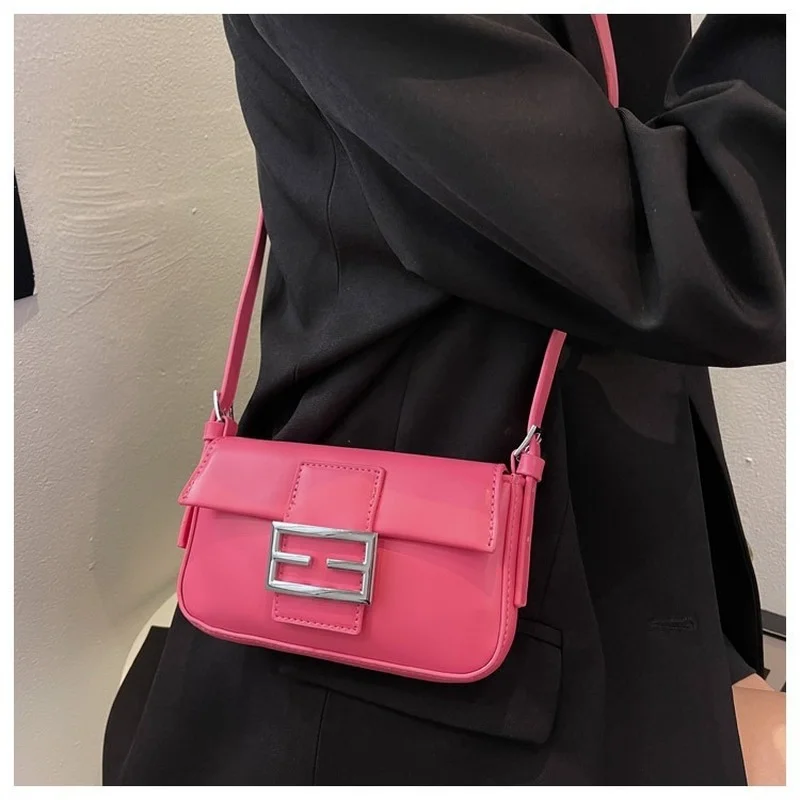 

Richme Vintage Shoulder Bags Female Fashion Classic Solid Crossbody Bolso Mujer French Style Mini Women's Handbag 2022 Trend