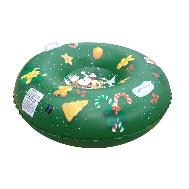 

Рождественское лыжное кольцо, детские игрушки для улицы, скейтборды для детей, игрушки, 42 дюйма, лыжное кольцо, снежные раздвижные сани, надувные сани