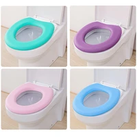 eva waterpoof soft o shape seat cover bathroom washable closestool cushion reusable toilet seat mat accessories