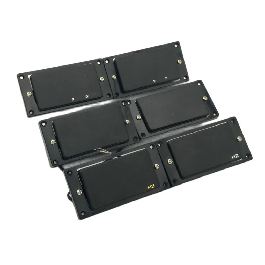 

Guitar Pickups Passive Humbucker Pickups 1C Wax Basin Pickups Black 1 Set