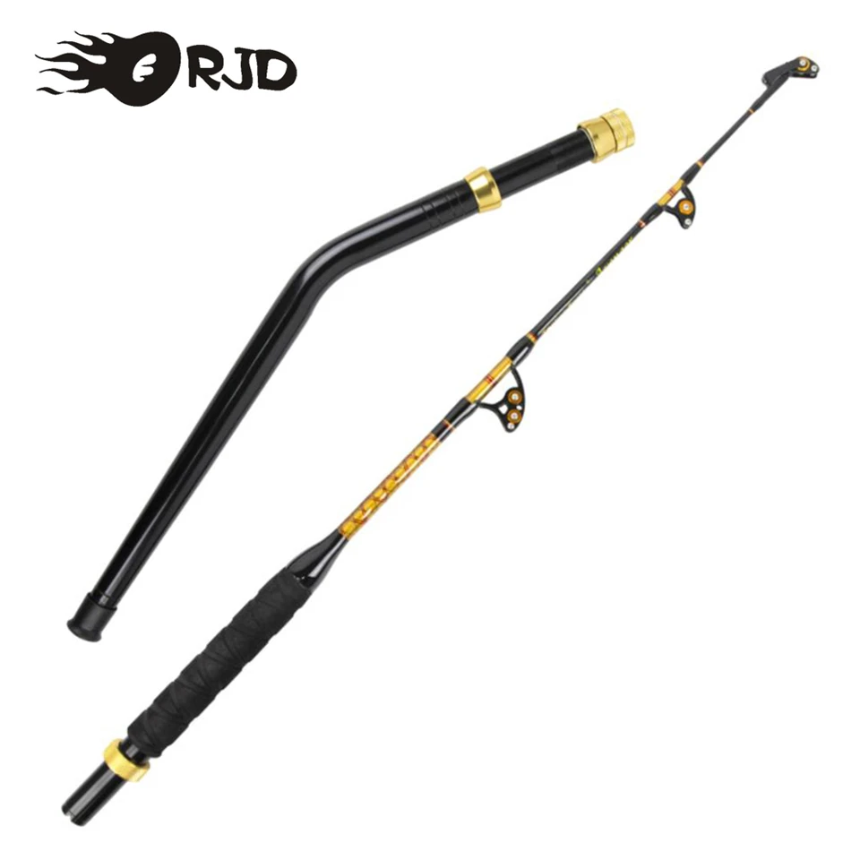 

ORJD Fishing Rod Trolling Rod 100-130lbs 2+1 Guides Lenght 5' Big Game Rod Sea Fishing Rod With Handles Slow Jigging Heavy Rod