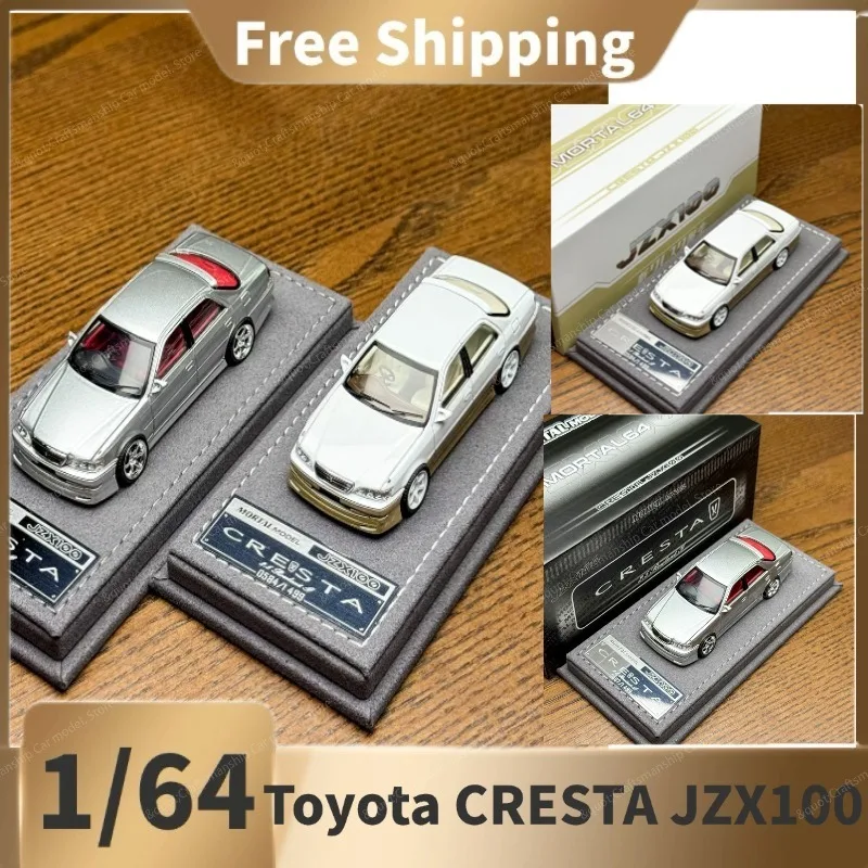 Фото В наличии: MORTAL 1:64 Коллекционная модель автомобиля Toyota CRESTA JZX100 из сплава, имитационная модель, коллекционный сувенир. №1