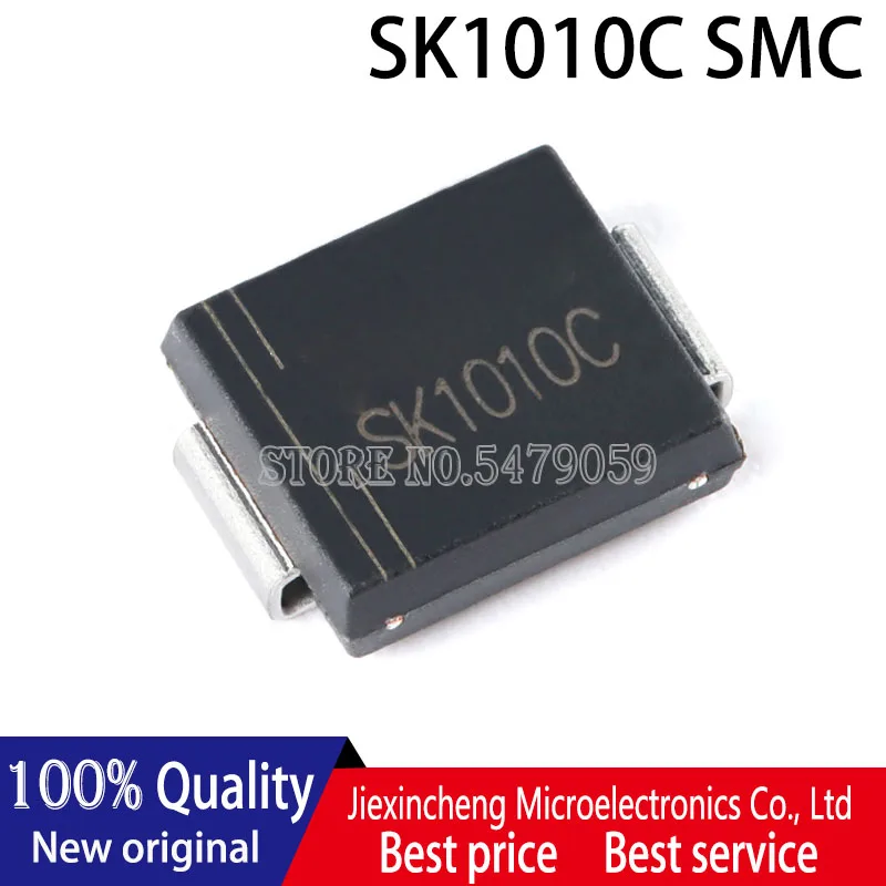 

50PCS SK1010C SK1010 SMC 100V/10A Schottky diode New original