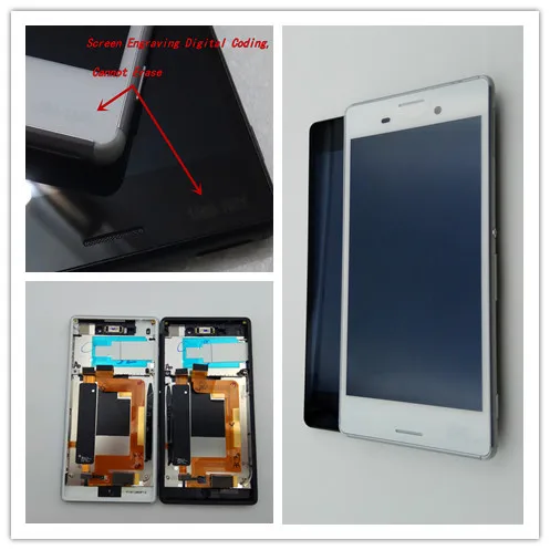 

Nice 5.0"For Sony Xperia M4 LCD Display Touch Screen Digitizer Assembly Frame E2303 E2333 E2353 For SONY M4 Aqua Lcd