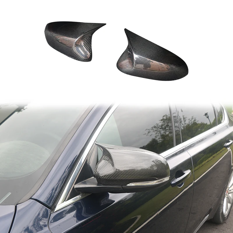 Сменная крышка зеркала заднего вида для Jaguar XF XE XJ XK корпус из углеродного волокна