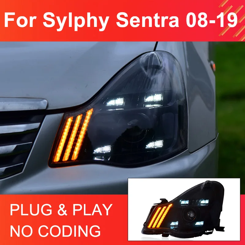 

Передняя фара в сборе для передних фар Sentra Sylphy 2008-2019, 1 пара