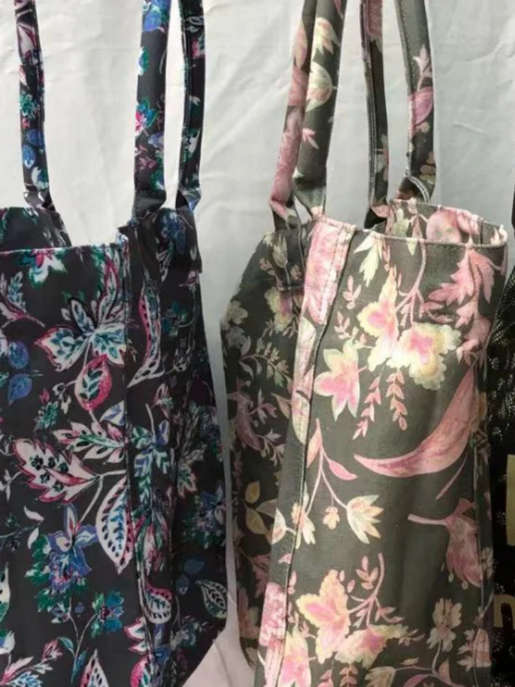 

Women Tote Bag 2021 New Large Capacity Bag Fashion Ladies Shoulder Bags Floral Letters Logo Female Shopping Handbags