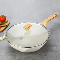 maifan stone octagonal pan non stick pan frying pan induction iooker gas universal pan