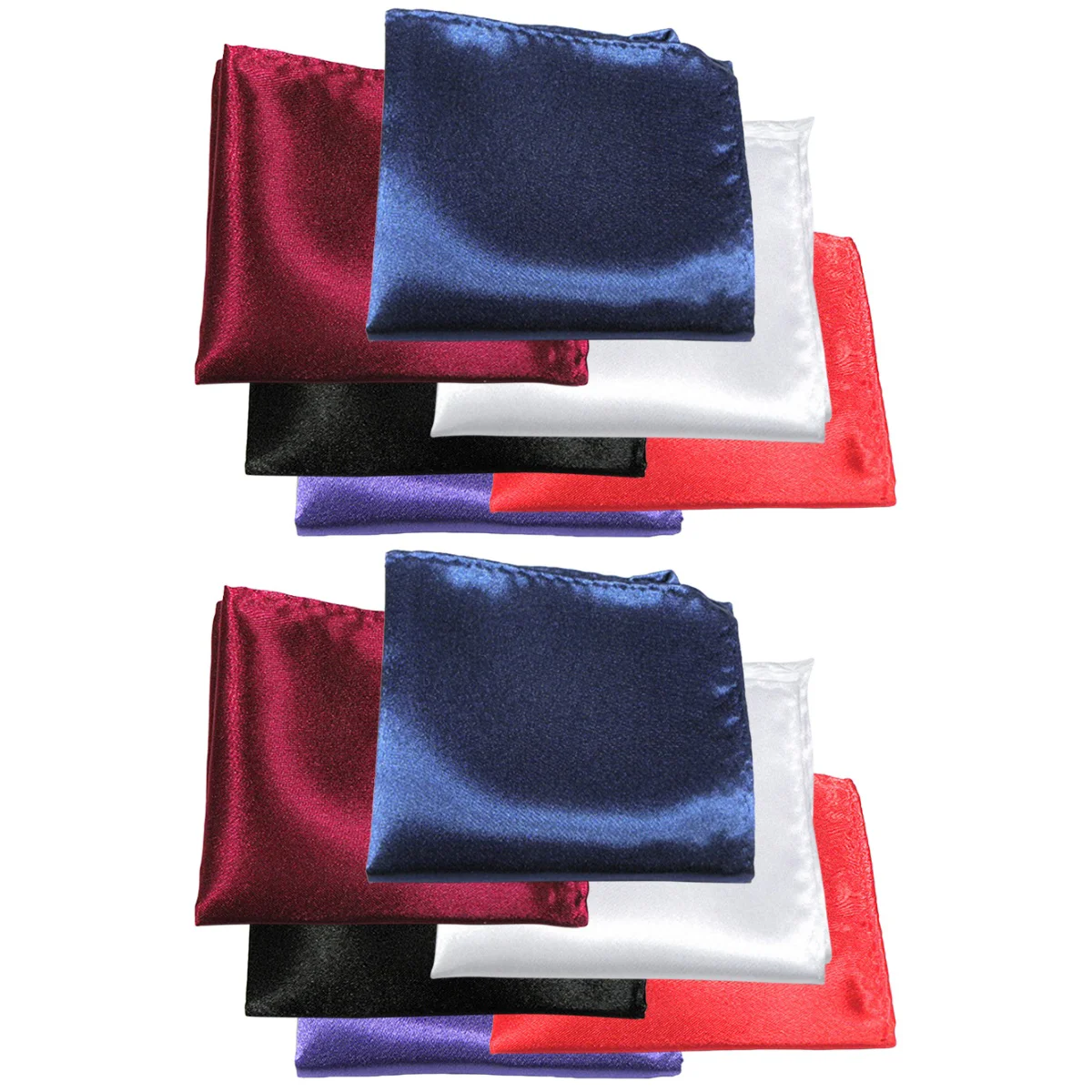 

12 pcs Handkerchief Professional Squares Handkerchief for Men Party Wedding Male