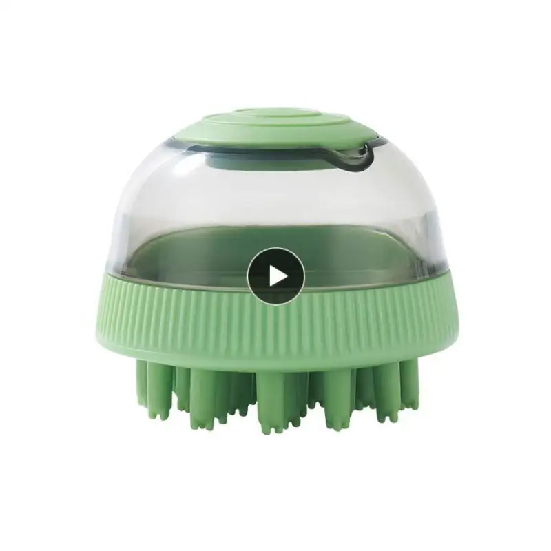 

Non-slip Pet Massage Comb Take Bath Massage Pet Cleaning Brush Fashion Space Capsule Shape Dog Massage Brush Pet Bath Brush