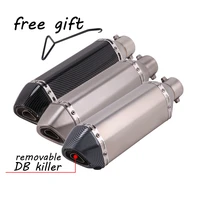 36 51mm universal exhaust muffler motorcycle escape silencer pipe for atv scooter nmax duke 125 r6 pcx 125 crf 230 mt07 tmax 530
