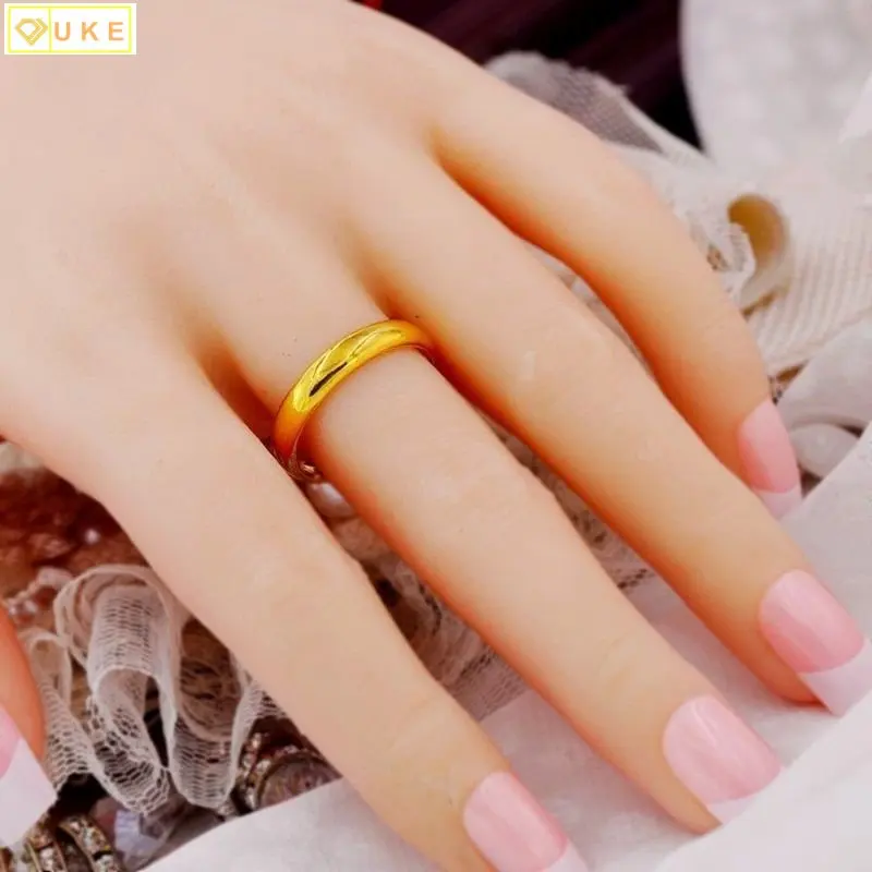 

Женское кольцо из 18-каратного желтого золота 999 пробы, 24 к
