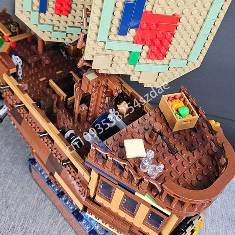 1891 шт. Moc мусорный корабль архитектурная модель строительные блоки DIY креативная сборка кирпичи детский праздничный подарок (art.: 3920cc715367d) - 3920cc715367d