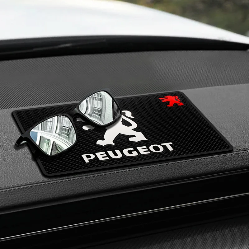 

Car Dashboard Sticky Anti-Slip Silicone Mat Auto Non-Slip Pad Phone Sunglasses Holder For Peugeot 107 1008 206 207 301 3008 4008