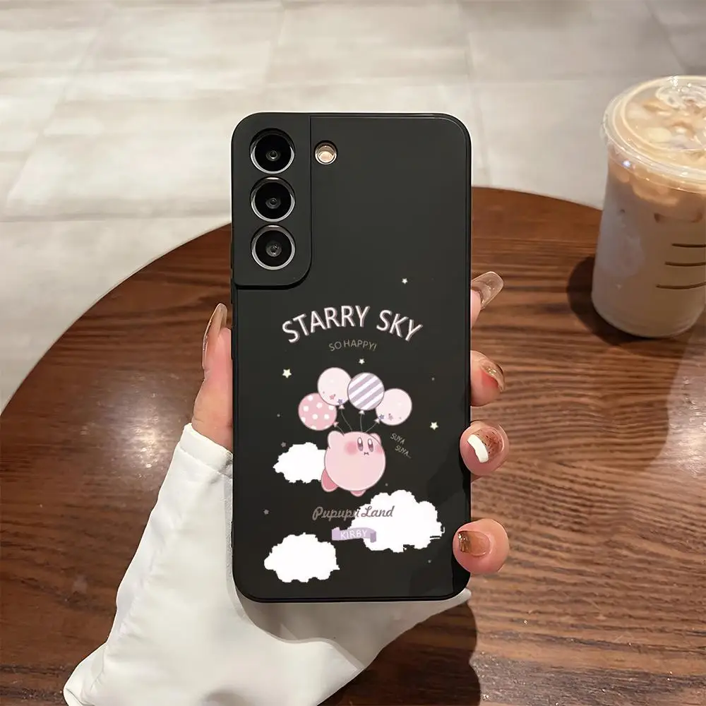 Чехол для телефона Hot Game Cute Cartoon Kirbys Samsung S24 Ultra S23 Fe S22 S20 S21 Plus A13 A14 A54 A34 A24 A53 Note 20 чехол