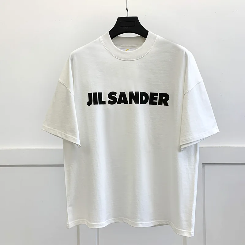 Ss22 новые модные брендовые футболки Jill sander из чистого хлопка с круглым вырезом и
