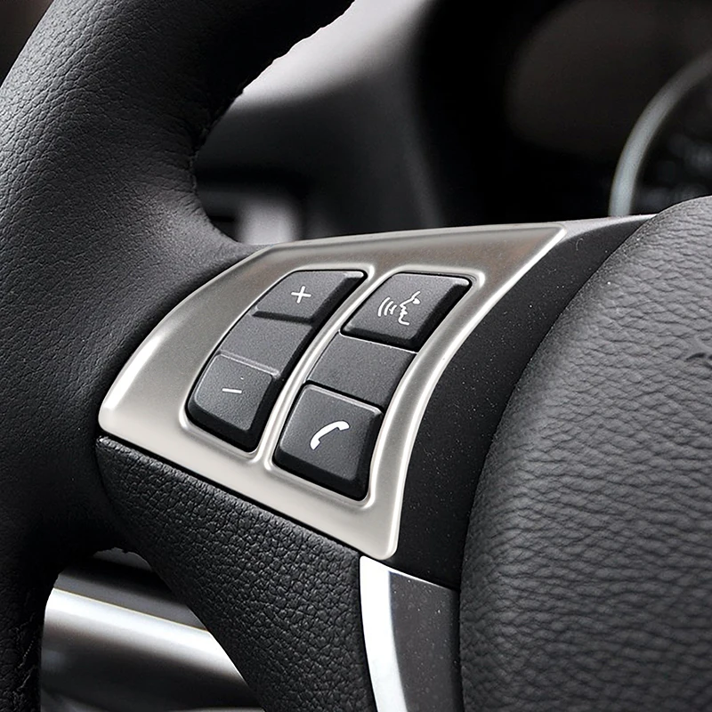 Фото Для BMW X5 E70 X6 E71 2009-13 консоль Кнопка рулевого колеса декоративная рамка Крышка отделка автомобильные аксессуары интерьерная наклейка №1