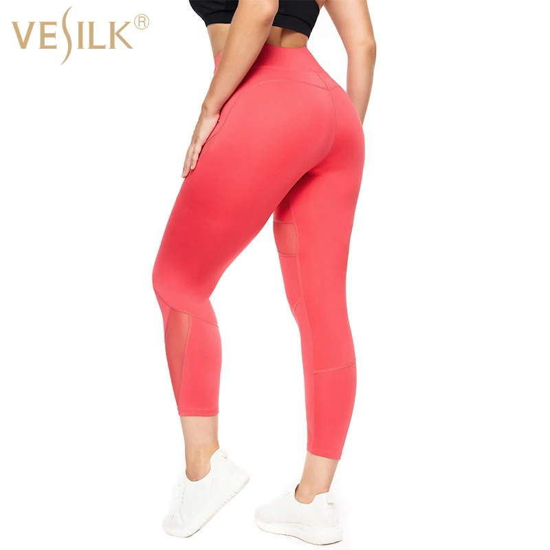 

VESILK Women‘s New Large Size Yoga Pants Nude Slim Stretch Lifting Peach Buttocks Fitness Sports Plus Size Pants