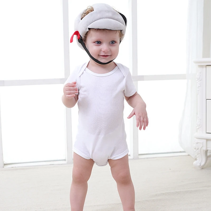 

Baby Safety Helmet Head Protection Hat Infant Toddler Learn To Walk Drop Crash Cap Shatter-resistant Safety Soft Cotton Headgear