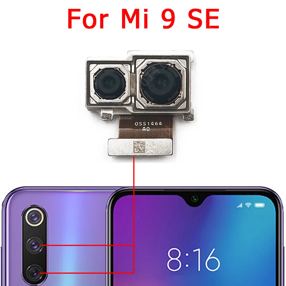 Задняя камера для Xiaomi Mi 9 SE 9T Pro 6 8 Lite Mi6 Mi8 Mi9 Модуль задней камеры задняя сторона