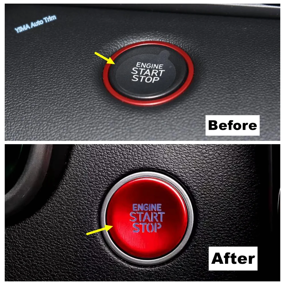 Автомобильные наклейки для запуска и остановки зажигания двигателя