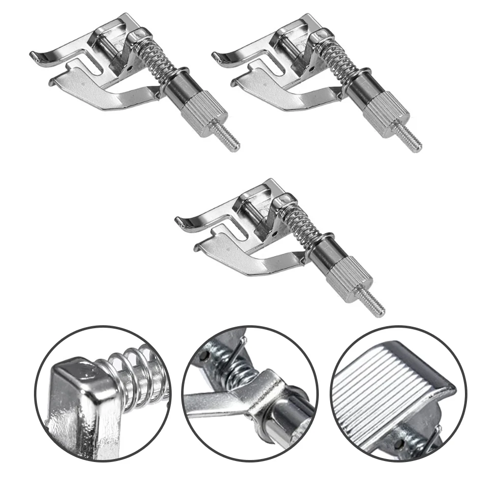 

3pcs Edges Joining Foot Sewing Machine Presser Foot Full Metal Presser Feet